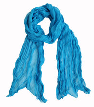 Load image into Gallery viewer, Solid Color Pleated Scarf Lightweight Scarves for Women Girls FashionSolid
